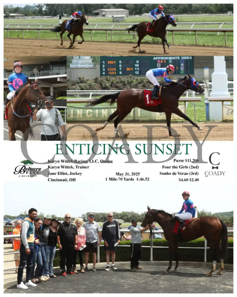 ENTICING SUNSET - 05-31-25 - R05 - BTP Churchill Downs