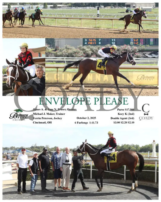 ENVELOPE PLEASE - 100225 - Race 05 - BTP Presque Isle Downs