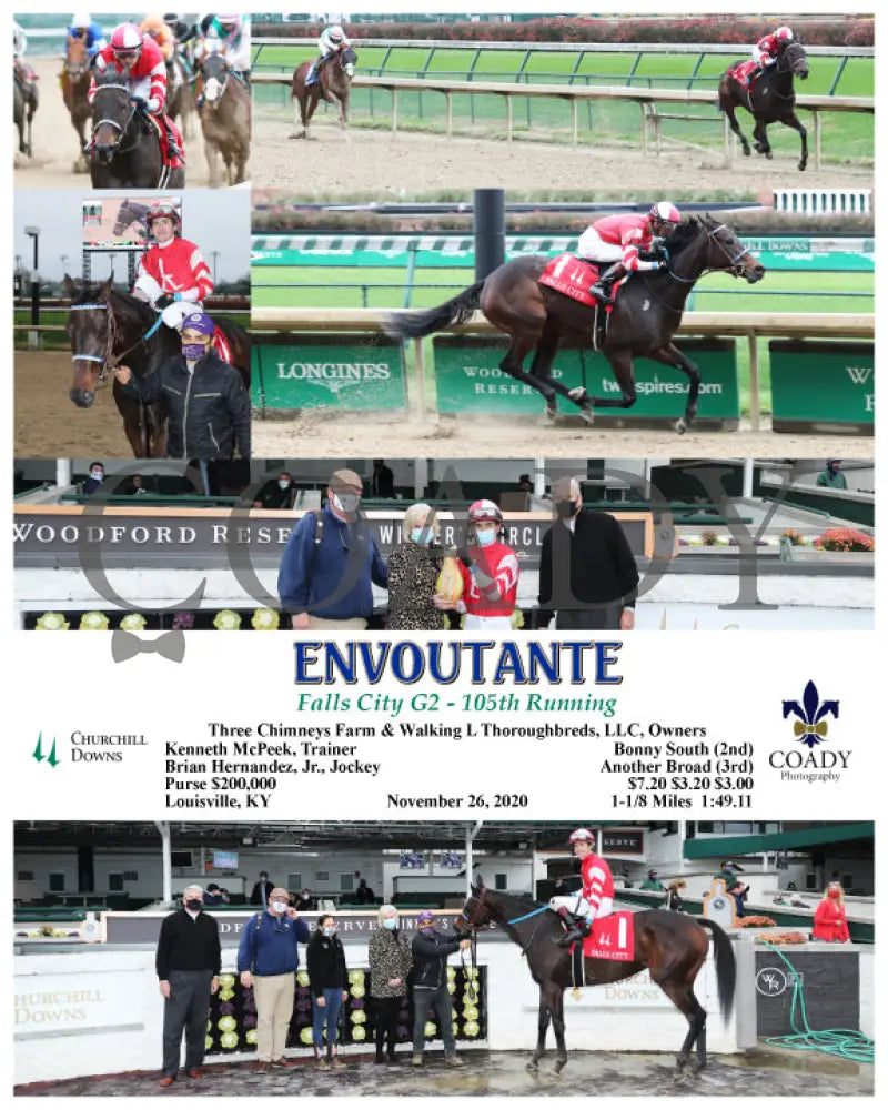 Envoutante - Falls City G2 105Th Running 11-26-20 R10 Cd Churchill Downs