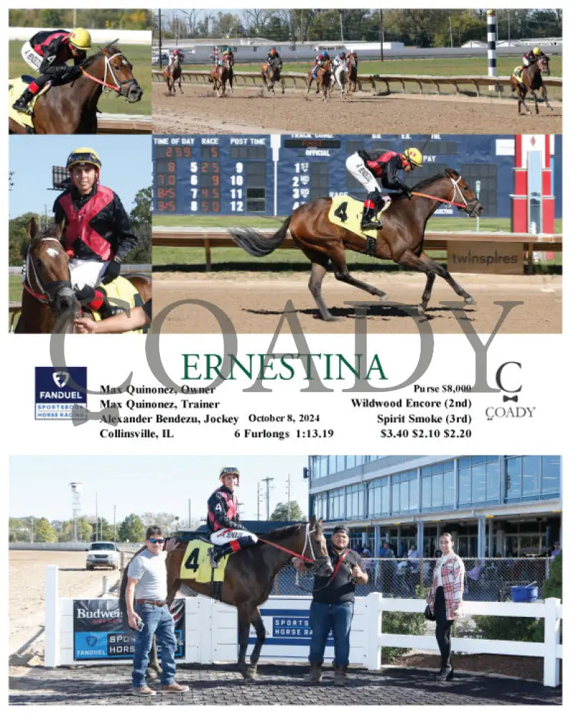 Ernestina - 10-08-24 R05 Fan Fanduel Sportsbook Horse Racing