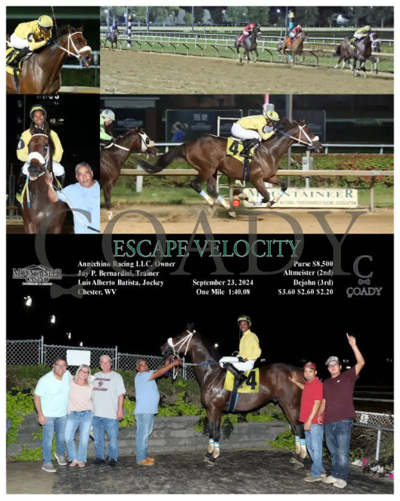 Escape Velocity - 09-23-24 R06 Mnr Mountaineer Park