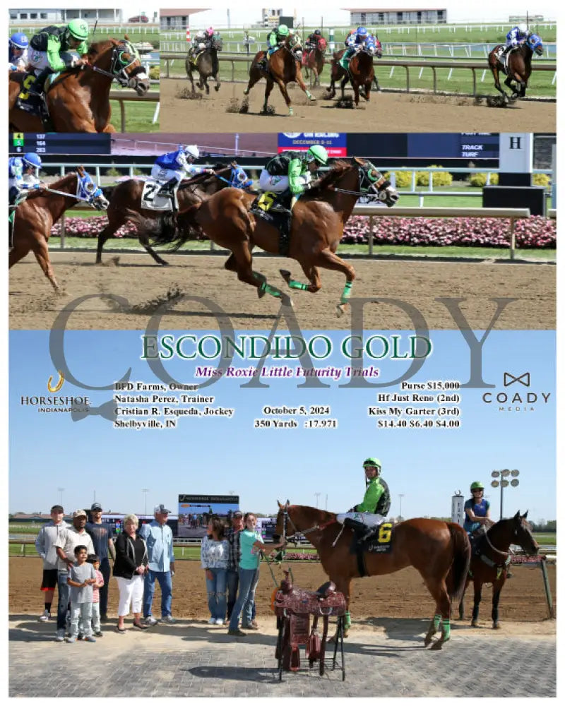 Escondido Gold - Miss Roxie Little Futurity Trials 10-05-24 R07 Ind Indiana Grand