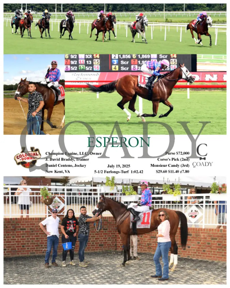 ESPERON - 07-19-25 - R09 - CNL Colonial Downs