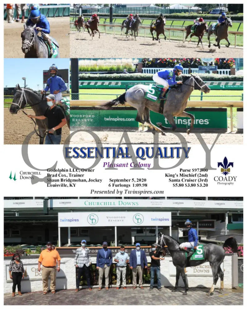 Essential Quality - Pleasant Colony 09-05-20 R04 Cd Churchill Downs