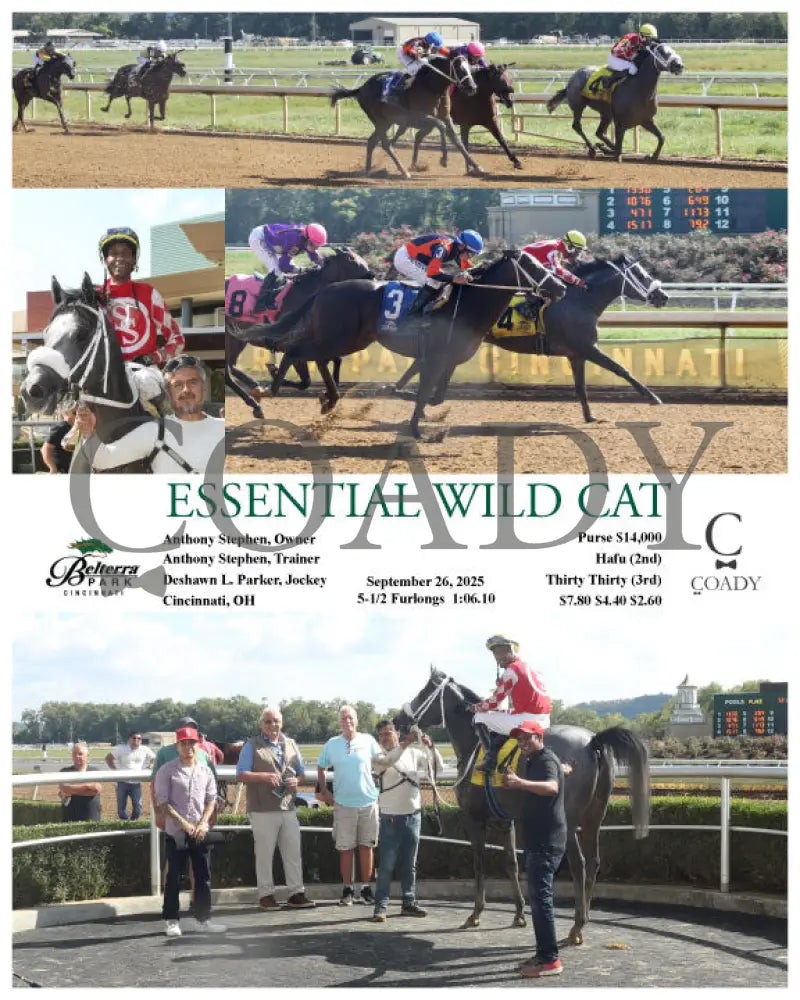 ESSENTIAL WILD CAT - 092625 - Race 06 - BTP Presque Isle Downs