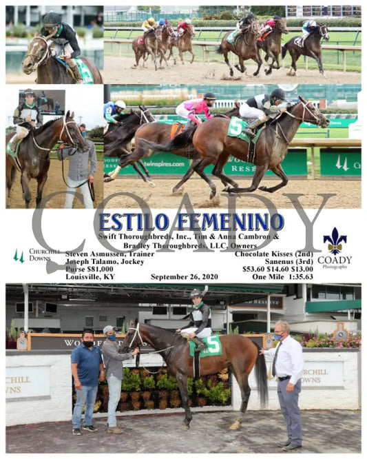 Estilo Femenino - 09-26-20 R08 Cd Churchill Downs