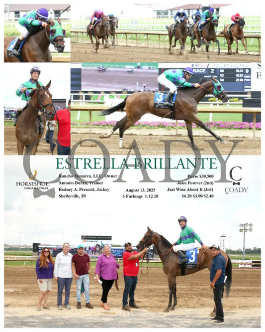 ESTRELLA BRILLANTE - 08-13-25 - R02 - IND Indiana Grand
