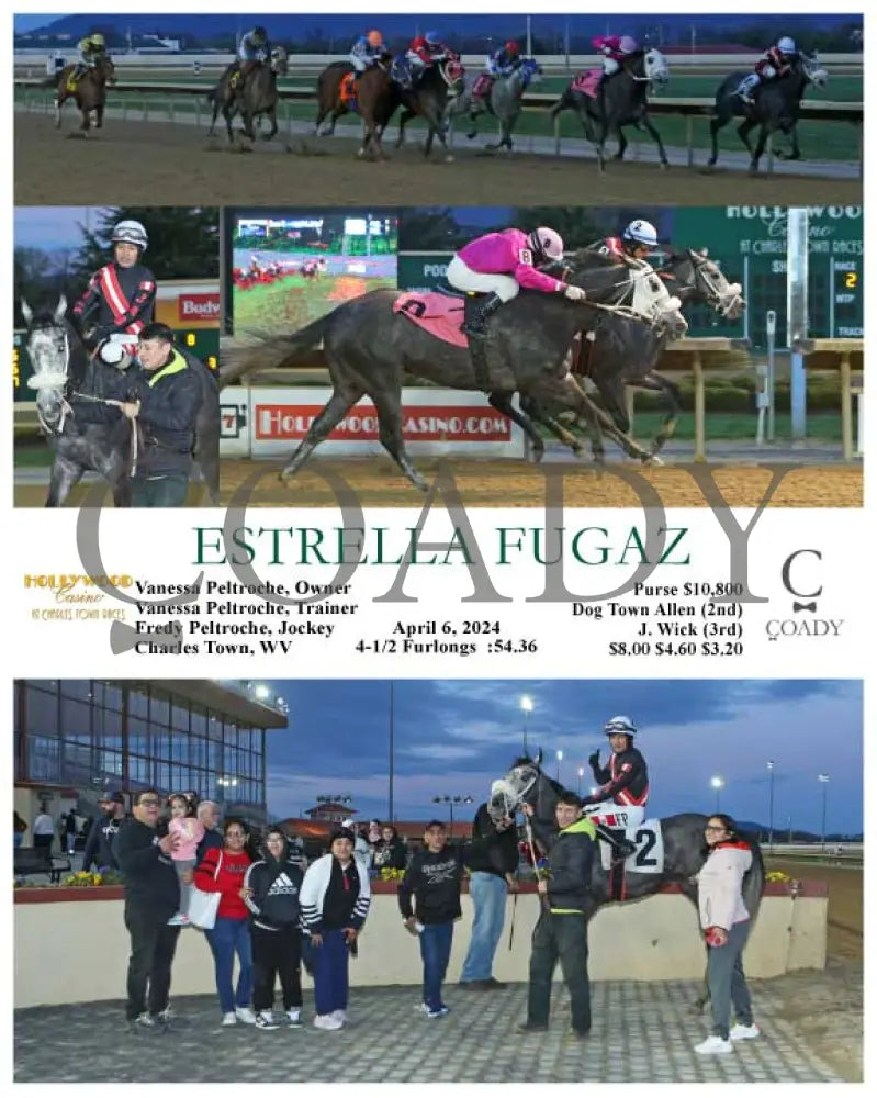 Estrella Fugaz - 04 - 06 - 24 R02 Ct Hollywood Casino At Charles Town Races