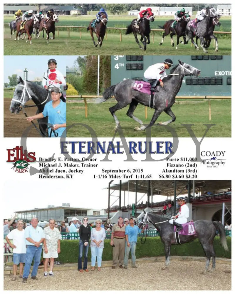 Eternal Ruler - 090615 Race 09 Elp Ellis Park