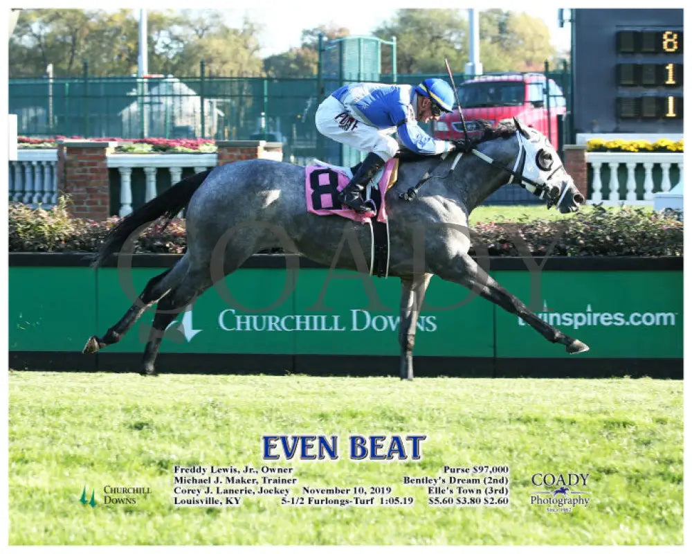 Even Beat - 11-10-19 R07 Cd Action Churchill Downs