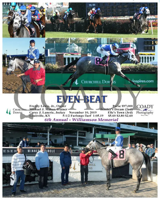 Even Beat - 11-10-19 R07 Cd Churchill Downs