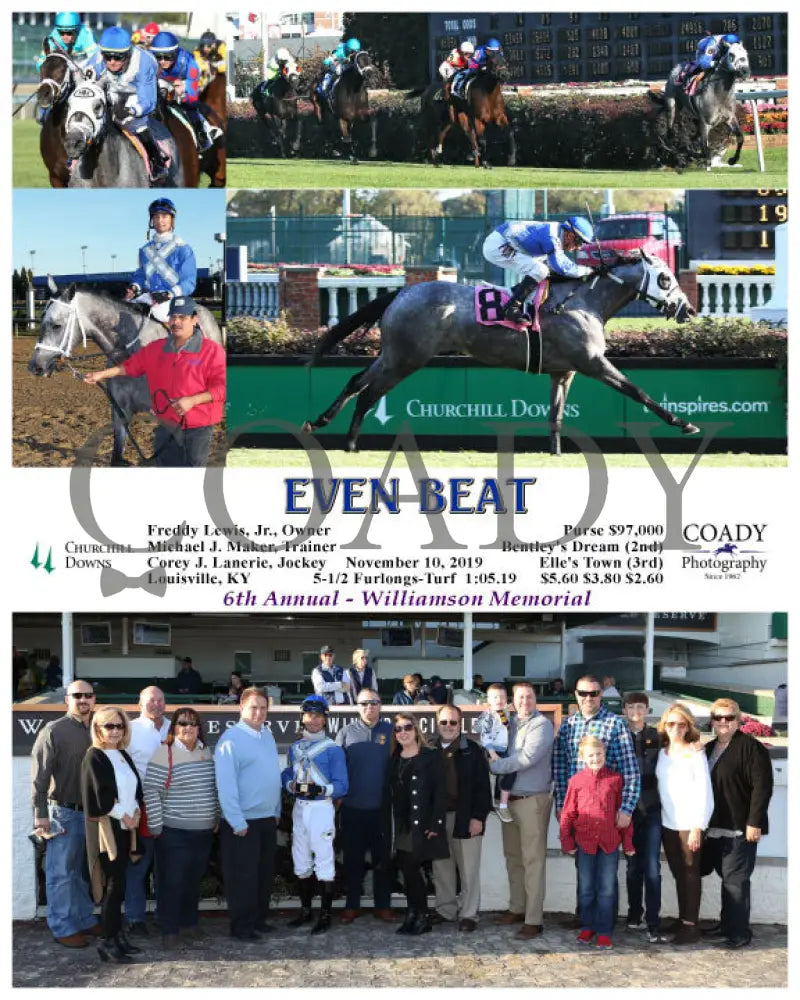 Even Beat - 11-10-19 R07 Cd Group Churchill Downs