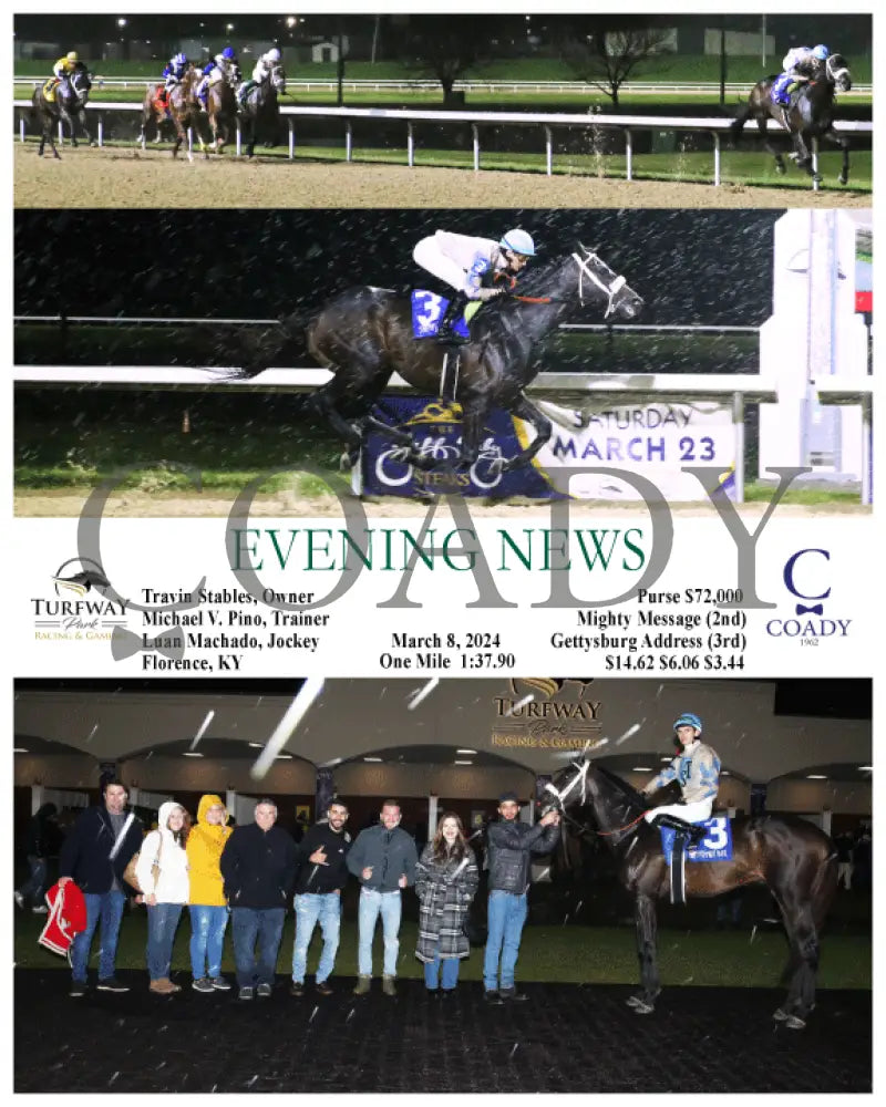 Evening News - 03 - 08 - 24 R09 Tp Turfway Park