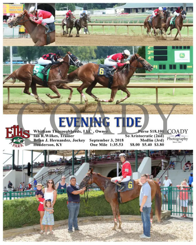 Evening Tide - 090318 Race 03 Elp Ellis Park