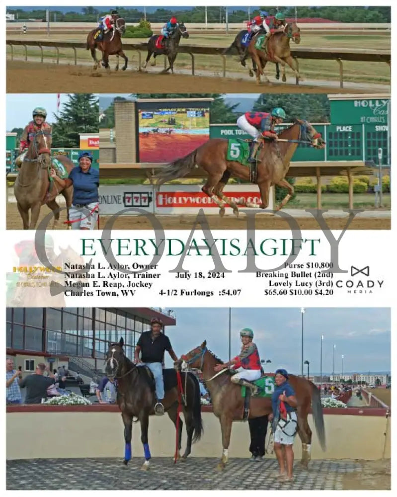 Everydayisagift - 07-18-24 R01 Ct Hollywood Casino At Charles Town Races