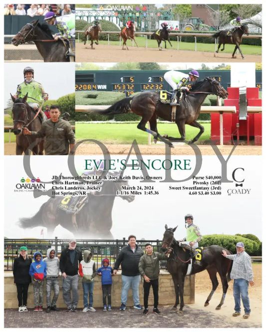 Evie’s Encore - 03 - 24 - 24 R02 Op Oaklawn Park