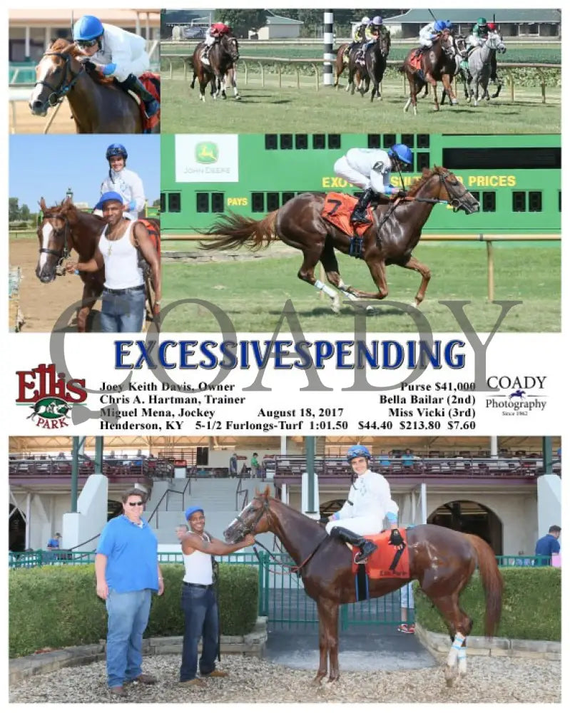 Excessivespending - 081817 Race 07 Elp Ellis Park