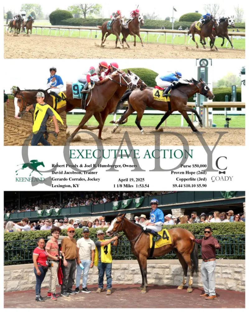 EXECUTIVE ACTION - 04-19-25 - R03 - Keeneland Race Course Keeneland