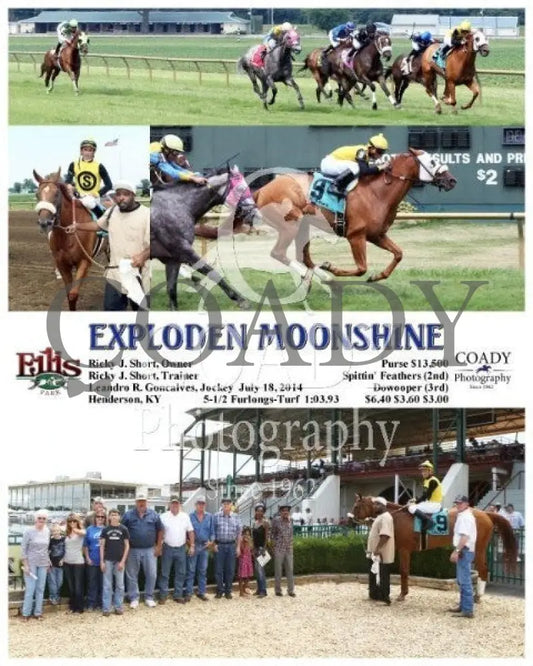 Exploden Moonshine - 071814 Race 06 Elp Ellis Park