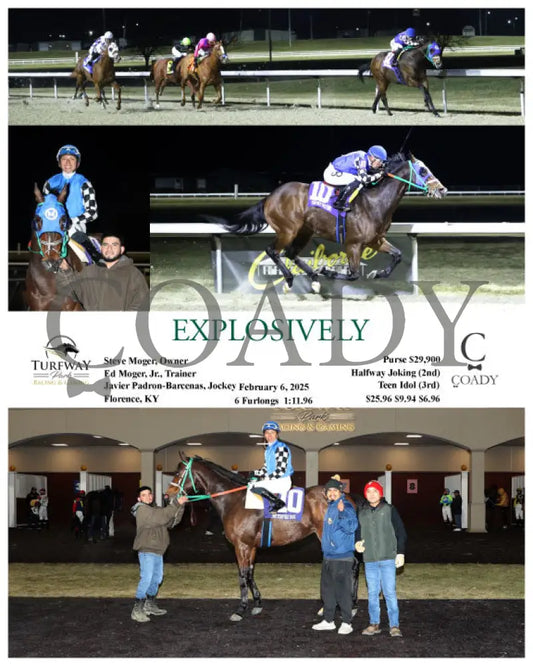 Explosively - 020625 Race 10 Tp Turfway Park