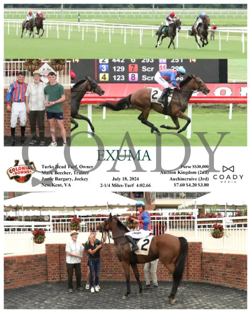 Exuma - 07-18-24 R02 Cnl Colonial Downs