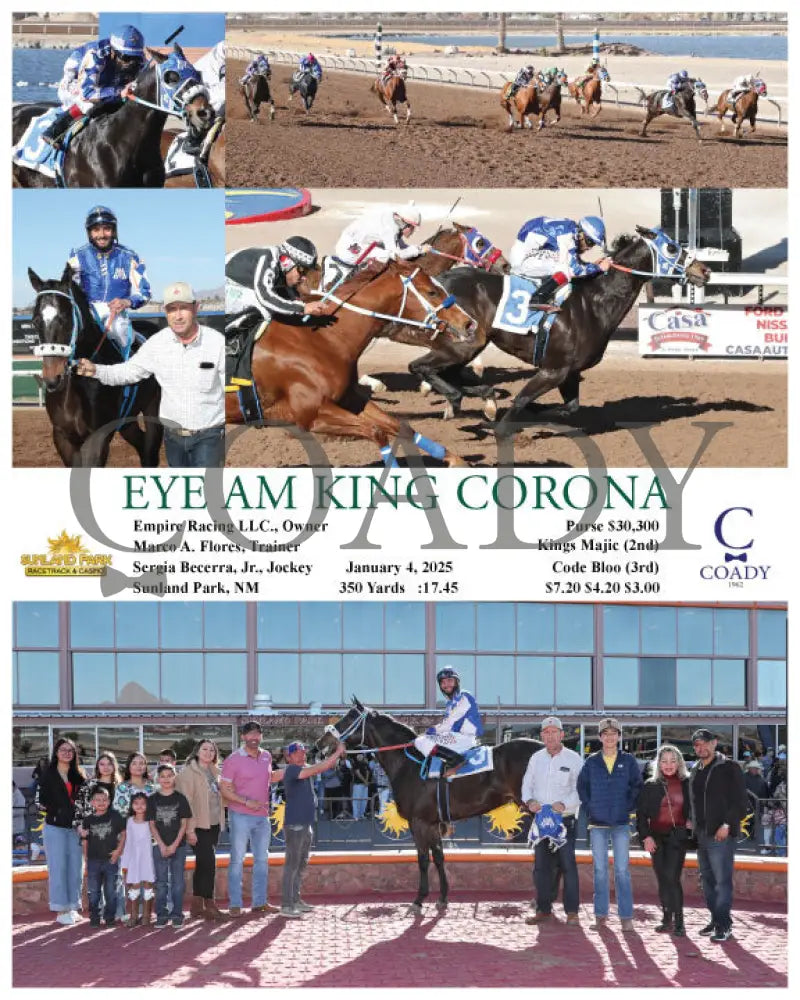 Eye Am King Corona - 01-04-25 R05 Sun Turfway Park
