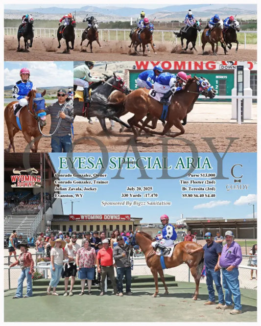EYESA SPECIAL ARIA - 07-20-25 - R01 - WYO Wyoming Downs