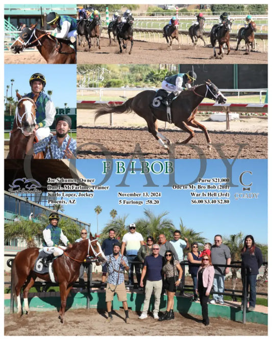 F B I Bob - 11-13-24 R04 Tup Turf Paradise