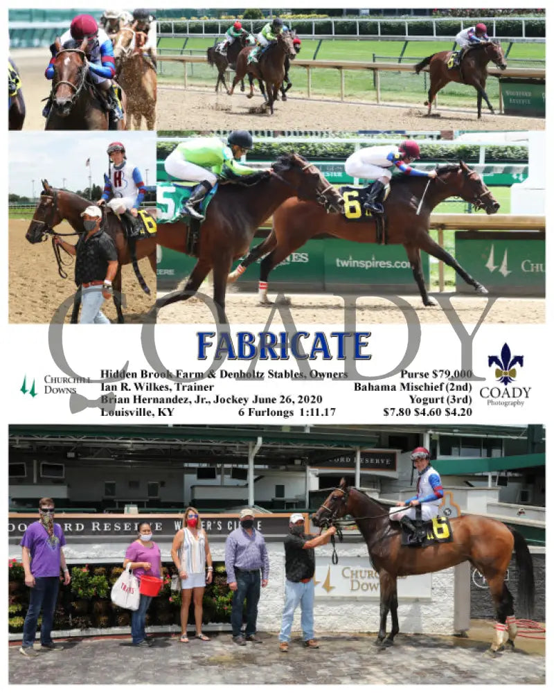 Fabricate - 06-26-20 R02 Cd Churchill Downs