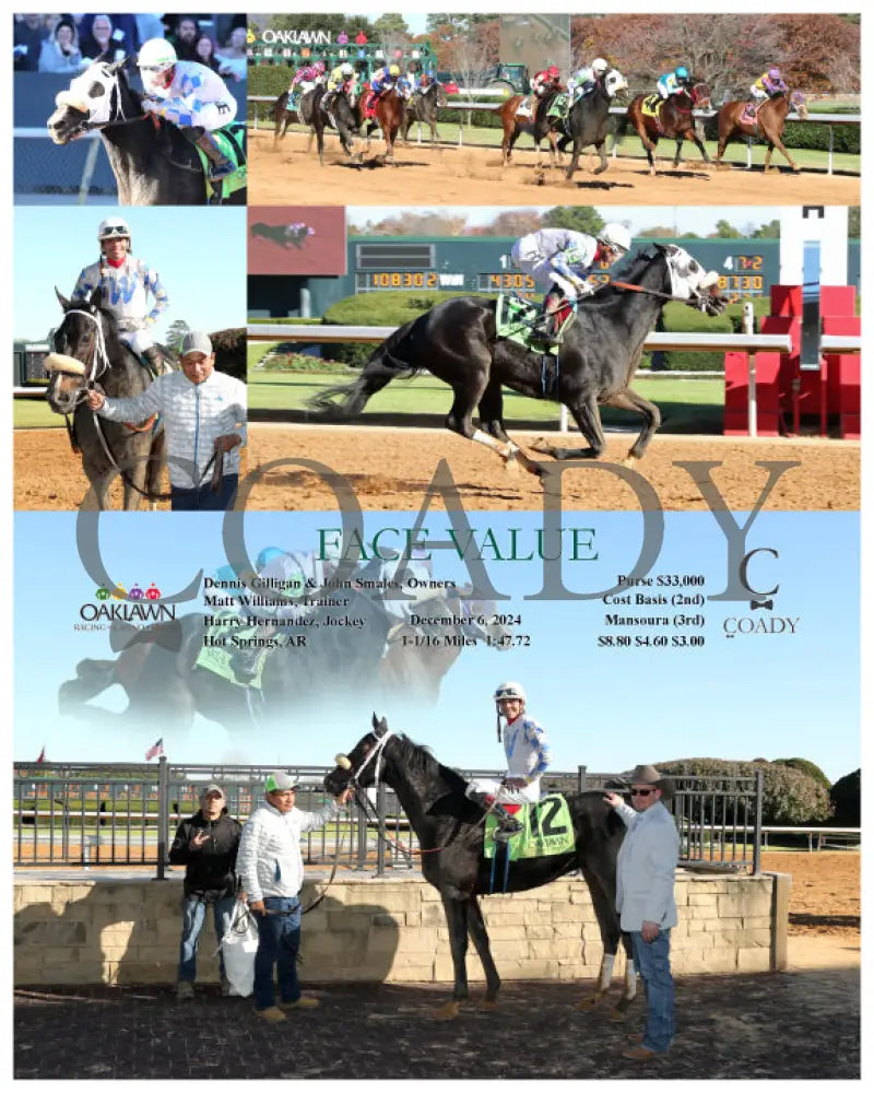 Face Value - 120624 Race 04 Op Oaklawn Park