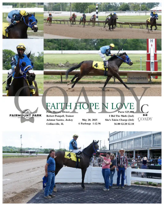 FAITH HOPE N LOVE - 05-20-25 - R01 - FP Fanduel Sportsbook Horse Racing