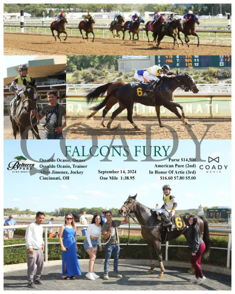 Falcons Fury - 09-14-24 R08 Btp Belterra Park