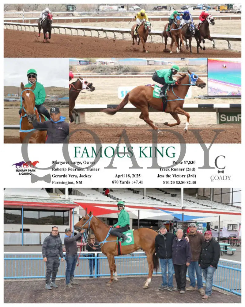 FAMOUS KING - 04-18-25 - R04 - SRP SunRay Park