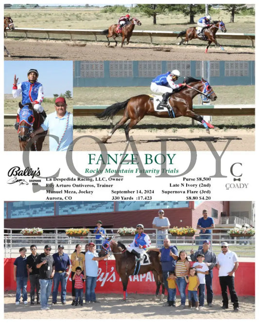 Fanze Boy - Rocky Mountain Futurity Trials 09-14-24 R07 Arp Arapahoe Park
