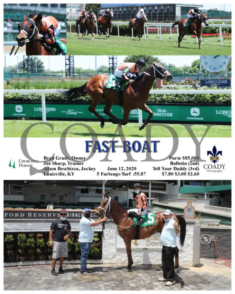 Fast Boat - 06-12-20 R03 Cd Churchill Downs