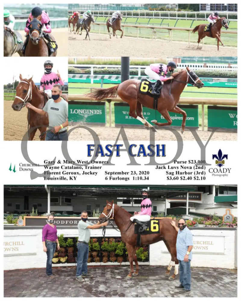 Fast Cash - 09-23-20 R02 Cd Churchill Downs