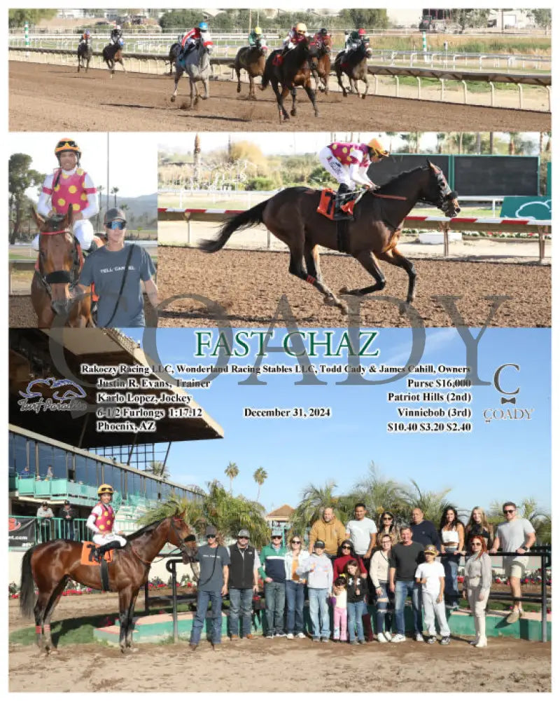 Fast Chaz - 12-31-24 R06 Tup Turf Paradise
