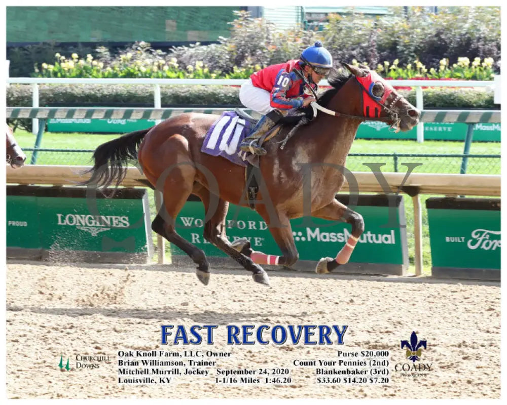 Fast Recovery - 09-24-20 R02 Cd Action Churchill Downs