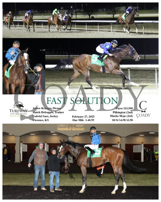 FAST SOLUTION - 02-27-25 - R07 - TP Turfway Park