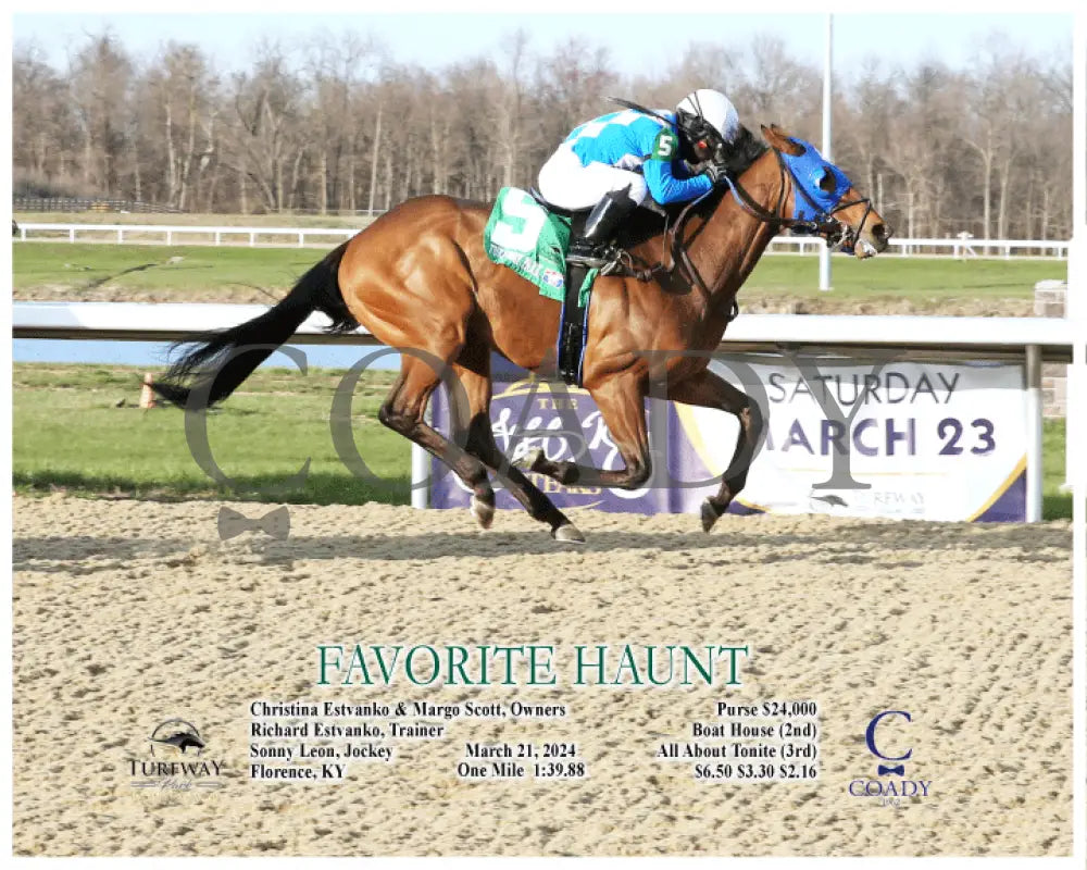 Favorite Haunt - 03 - 21 - 24 R02 Tp Action Turfway Park