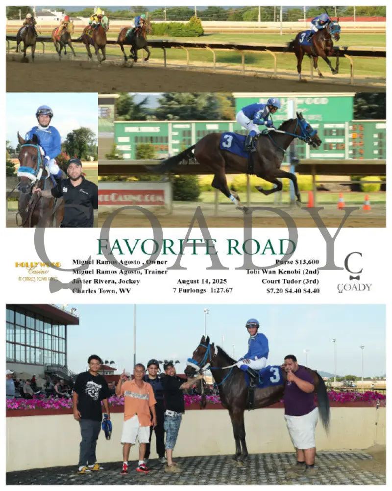 FAVORITE ROAD - 08-14-25 - R01 - CT Hollywood Casino at Charles Town Races