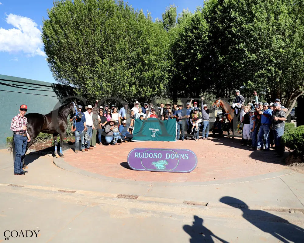 FDD DREAMS - Ruidoso Quarter Horse Derby G1 - 06-07-25 - R10 - Ruidoso Downs - Winners Circle 01 - Victoria Salazar