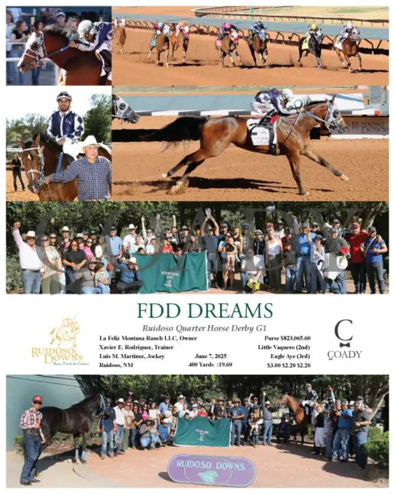 FDD DREAMS - Ruidoso Quarter Horse Derby (G1) - 06-07-25 - R10 - RUI Ruidoso Downs