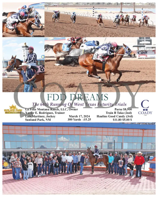 Fdd Dreams - The 64Th Running Of West Texas Futurity Trials 03 - 17 - 24 R09 Sun Sunland Park