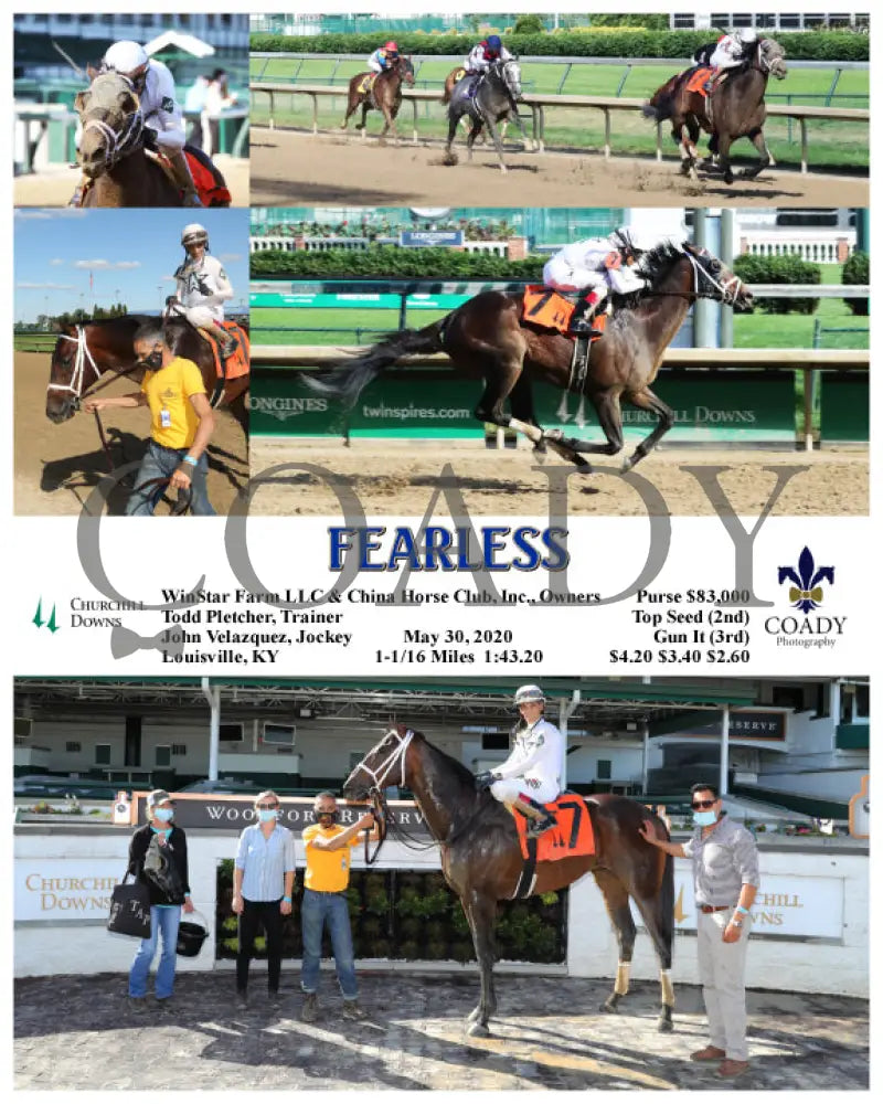 Fearless - 05-30-20 R10 Cd Churchill Downs