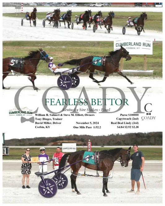 Fearless Bettor - Kentucky Sire Stakes Final 11-05-24 R09 Clr Cumberland Run