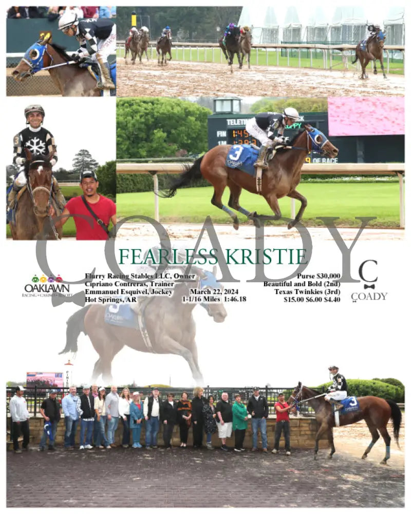 Fearless Kristie - 03 - 22 - 24 R05 Op Oaklawn Park