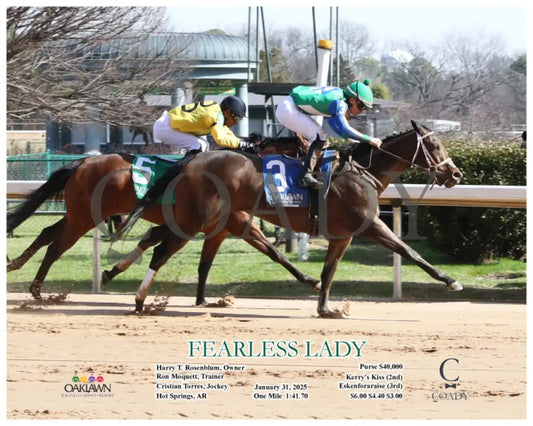 Fearless Lady - 01-31-25 R01 Op Action Oaklawn Park