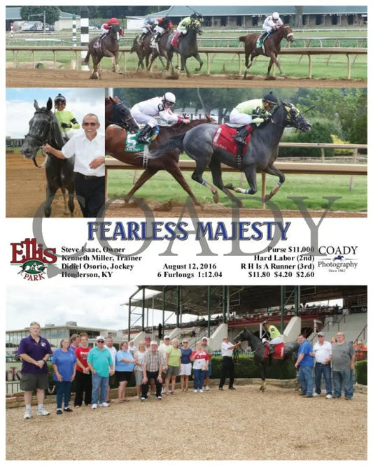 Fearless Majesty - 081216 Race 01 Elp Ellis Park