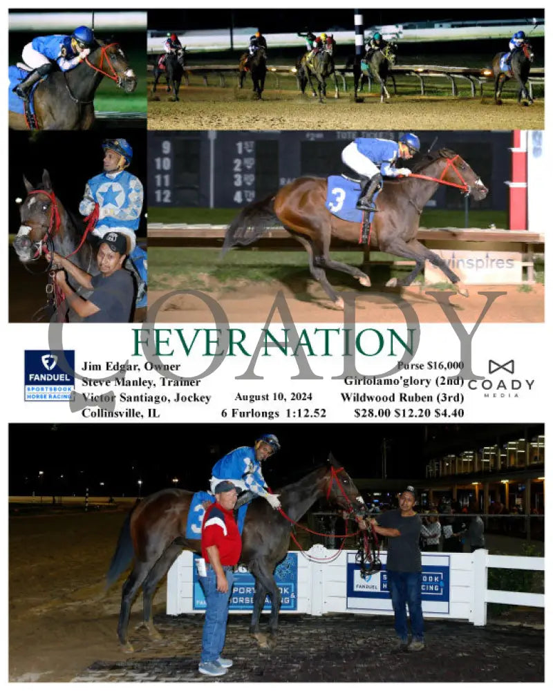 Fever Nation - 08-10-24 R07 Fan Fanduel Sportsbook Horse Racing